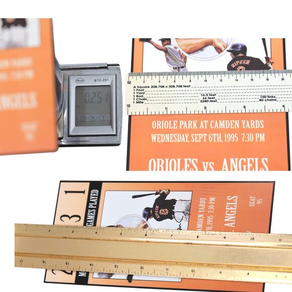 2131 Cal Ripken Jr Most Consecutive Games Played 8.5" x 4" - Picture 8 of 8